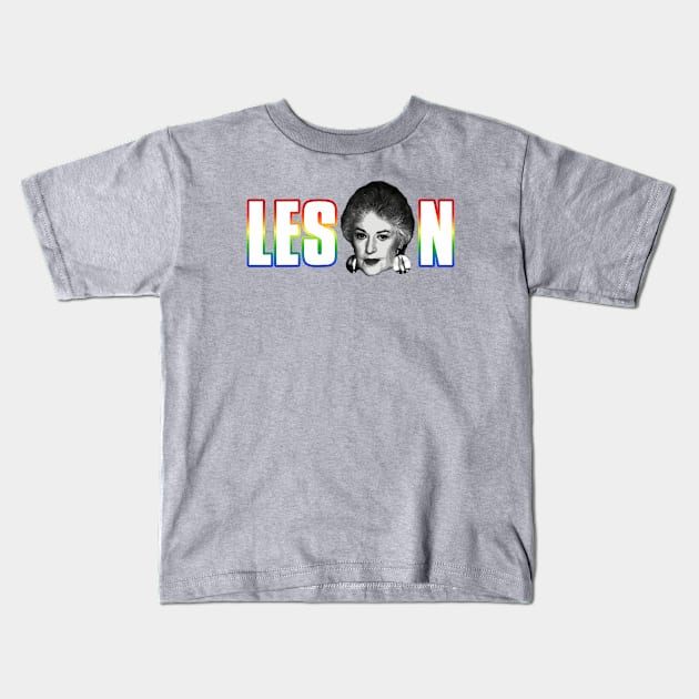 LES-bea-N Kids T-Shirt by Golden Girls Quotes